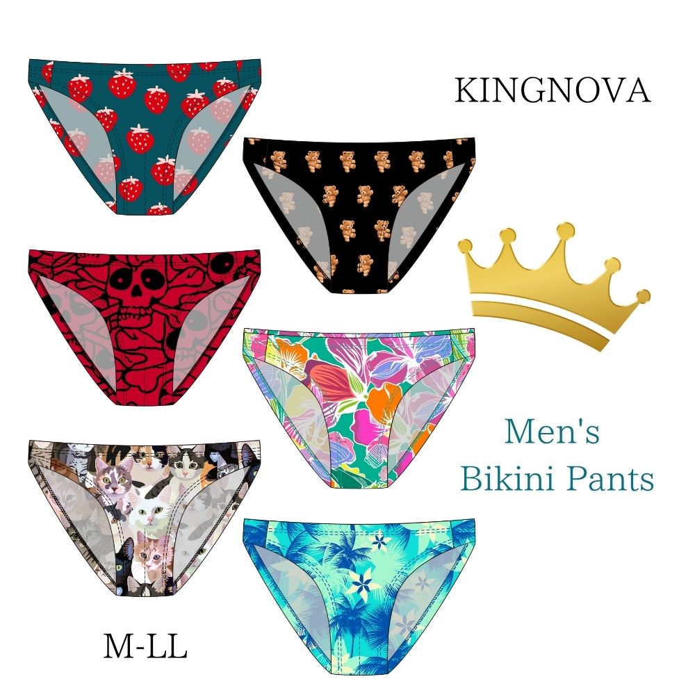 柄物 メンズビキニパンツ 【KING NOVA】6柄  M L LL No5